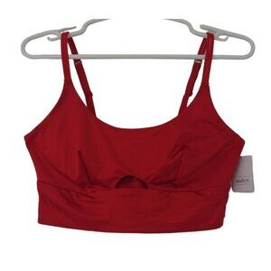 AUDEN, Bras, adjustable straps in spandex and nylon, red, for women, size L. NWT